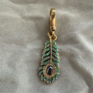 Juicy Couture Peacock Feather Charm